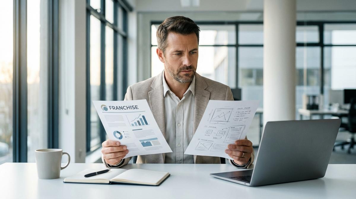 Franquicia vs negocio propio: guía comparativa para decidir tu inversión
